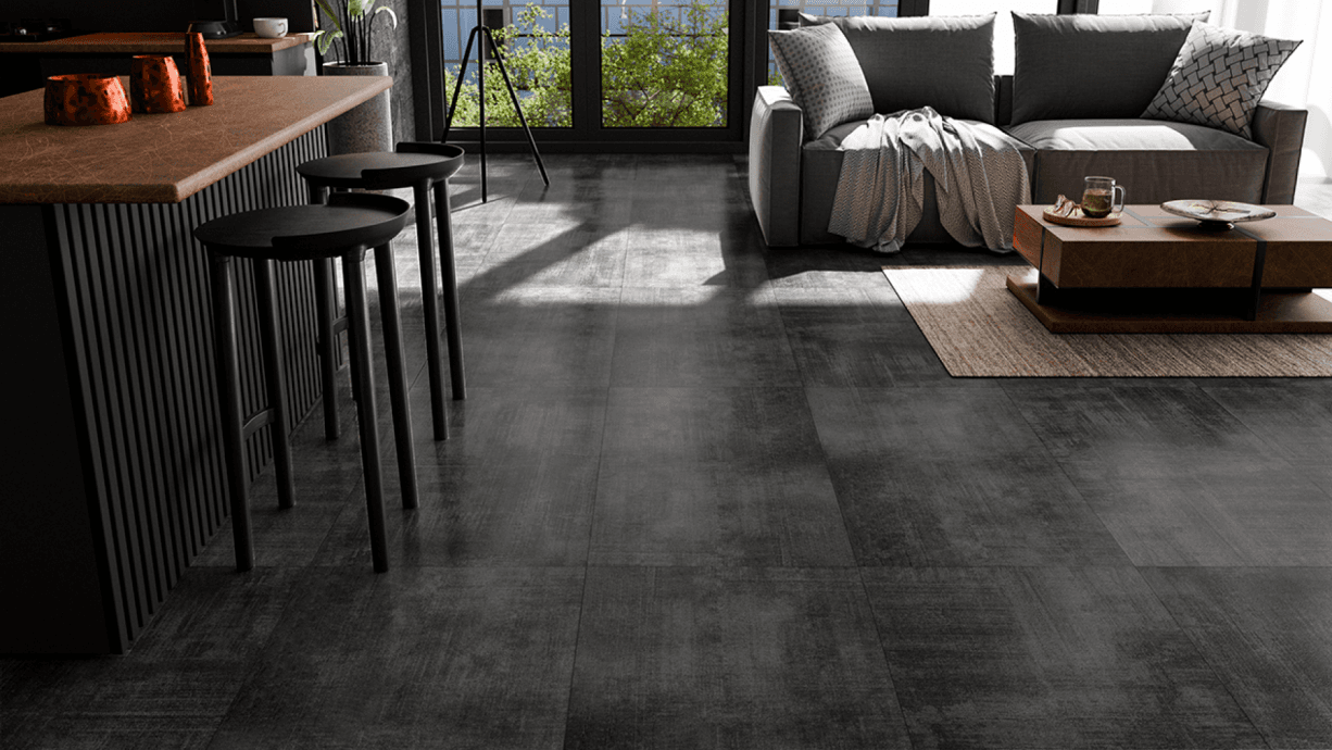 AMARON FORMA - Anthrazit - Amadora Dunkler Marmor
